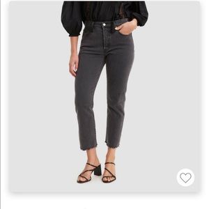Levi 501 super high rise women’s straight crop jeans